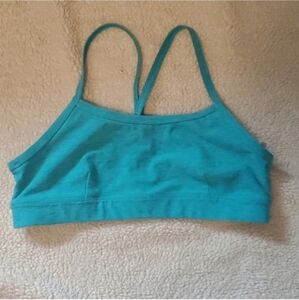 Alo Alosoft Teal Sports Bra Sz M